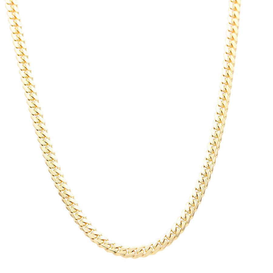 Men's Yellow Gold 14k Solid Cuban Link Chain