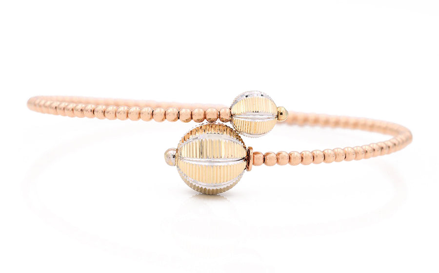 Rose Gold 14k Fashion Bangle Bracelet