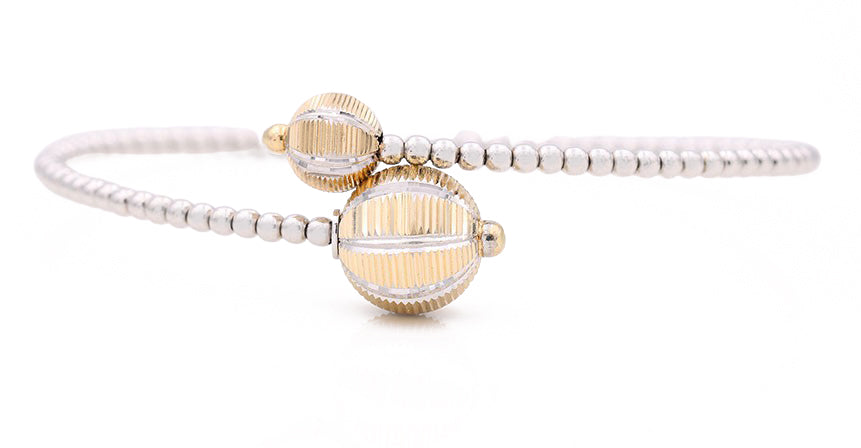 White Gold 14k Fashion Bangle Bracelet
