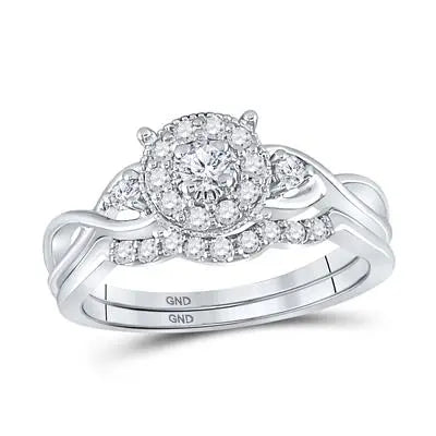 Diamond Bridal Wedding Ring Set 1/3 Cttw Miral Jewelry