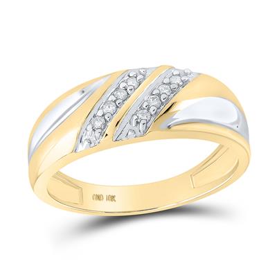Round Diamond Cluster Matching Wedding Ring Set 3/8 Cttw