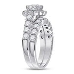 Round Diamond Bridal Wedding Ring Set 2 Ctw (Certified) Miral Jewelry