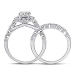 Round Diamond Bridal Wedding Ring Set 2 Ctw (Certified) Miral Jewelry