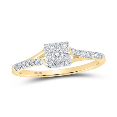 Yellow Gold 10k Engagement Ring