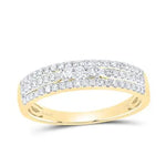 14kt Yellow Gold 1 5/8ctw-dia Ana M Trio Set Miral Jewelry