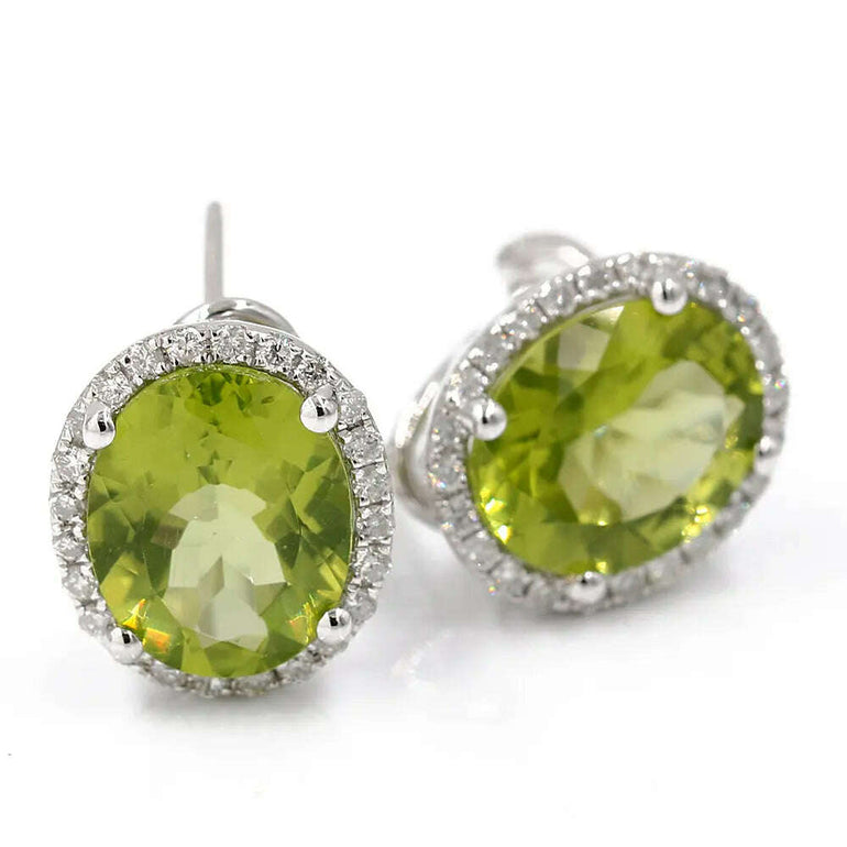 White 14K Karat Huggie Diamond Earrings With 0.33Tw Round Diamonds - Miral Jewelry